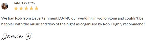 Davertainment MC, DJ Testimonials