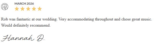 Davertainment MC, DJ Testimonials