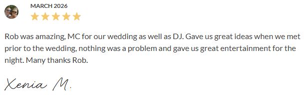 Davertainment MC, DJ Testimonials