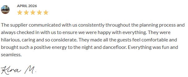 Davertainment MC, DJ Testimonials